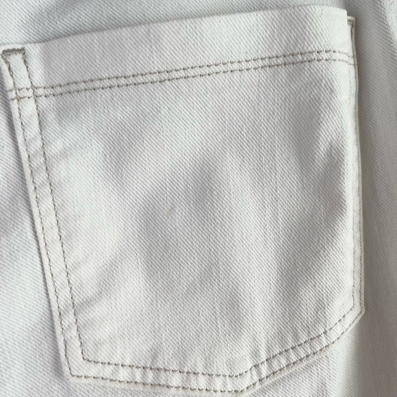 Boden White Straight Leg Jeans Mid Rise 30" Inseam Size‎ 6R - Picture 12 of 12
